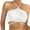 White, variant on Kaemgyyd Halter Bra for Women Wireless Seamless Padded Backless Bralette Solid Color Ribbed Hollow out Everyday Bra