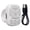White, variant on YAHHU Bluetooth 5.3 Remote Control Scrolling Ring Wireless Page Turner Fingertip Controller for Camera Video Recording Compatible with iPhone, iPad, iOS, Android Smartphones and Tablets, Black