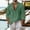 Dark Green, variant on Gaukiv Long Sleeve Shirts for Men Solid Stand Collar Open Front Relaxed Fit Lightweight Blouses Basic Tops Light Blue 3XL