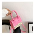 thumbnail image 2 of Bolso de paja para mujer Mini bolso bandolera bolso de mano bolso de mano ratán de paja Ba, 2 of 5