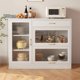 thumbnail image 5 of Modern Organizer Sideboards Coffee Accent Console Storage Sideboards Luxury Table Cabinet Szafka Do Kuchni Home Furniture WJ35XP My Lux Decor Round, 5 of 6