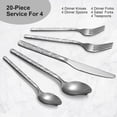 thumbnail image 2 of Sangdo Silverware Set 20-Piece Stainless Steel Flatware Cutlery Set for 4, Kitchen Utensil Set, 2 of 6