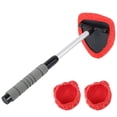 thumbnail image 3 of 3Pcs Car Windshield Cleaning Brush Heavy-Duty Car Window Cleaner Auto Interior Cleaner Tool with Extendable Handle and Rotating Head Vehicle Glass Wiper Cleaning Kit for SUV, 3 of 10