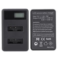 thumbnail image 4 of Portable Battery Charger SEIVI NP BX1 Battery LCD Electric Quantity Charging Display USB Intelligent Desktop Chargers For  Digital Camera Dual Slot, 4 of 8