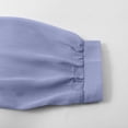 thumbnail image 6 of ManxiVoo Womens Chiffon Lightweight Long Sleeve Shirt Loose Fit Cover Up for Sun Protection and Casual XL Size Blue, 6 of 7