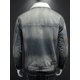 thumbnail image 3 of Chaqueta vaquera gruesa y cálida con forro de lana para hombre, abrigo de trabajo de un solo pecho, chaqueta bordada de vaquero Vintage, abrigo de invierno, 3 of 5