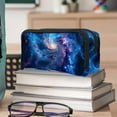thumbnail image 6 of MUOOUM Pencil Case, Blue Space Galaxy Constellation Large Capacity Pencil Pouch Stationery Pen Bag, 6 of 7