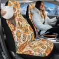 thumbnail image 2 of Uorisanigo 2PCS Car Seat Covers for Front Seats, Fluffy Ethnic Flowers Automotive Seat Covers for Cars SUV Pick-up Truck Sedan Seats Cover Cushion, Easy to Install, Auto Accessories, 2 of 7
