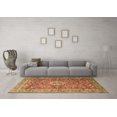 thumbnail image 3 of Ahgly Company Indoor Square Medallion Brown Traditional Area Rugs, 5' Square, 3 of 4
