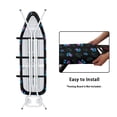 thumbnail image 4 of Kuiaobaty Dog Paw Print Pattern Ironing Board Cover Soft Heavy Duty Iron Covers Protective Scorch Polyster Standard Size 15 x 54 Inch Snug Fit Ironing Board Home Decoration, 4 of 5
