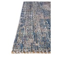 thumbnail image 2 of Unique Loom Chenille Jute Collection Area Rug - Raj (2' 2" x 6' 1" Runner Blue/Ivory), 2 of 6