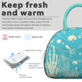 thumbnail image 3 of Insulated Lunch Bag Women, Reusable Tropical Ocean Life Pattern Tote Lunch Box, Leakproof Cooler Lunch Bags for Work Office Travel Picnic, 3 of 4