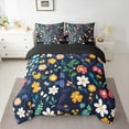thumbnail image 2 of Manfei Floral Daisy 7 Pieces Bedding Comforter Set for Female Women Men,Colorful Flowers Full Bedding Set Lightweight,Spring Graden Fitted Sheet Flat Sheet,Luxury Bedroom Decor,Reversible, 2 of 8
