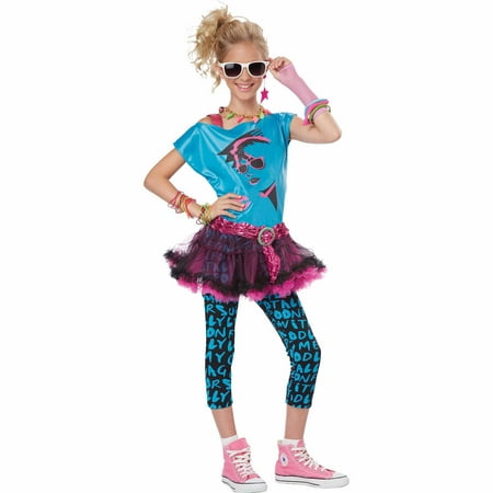 '80s Valley Girl Tween Halloween Costume - Walmart.com