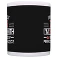 thumbnail image 3 of ThisWear 75th Birthday Gifts I'm Not 75 I'm 21 with Practice Funny 75th Birthday Party Supplies 75th Birthday Gag 11 ounce Coffee Mug Black, 3 of 4