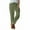 Green, variant on ZyeKqe Womens Cotton Linen Straight Leg Pants Elastic Drawstring Casual Trousers Summer Beach Pants