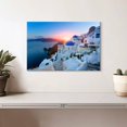 thumbnail image 2 of Elephant Stock Churches In Santorini Wall Art - Horizontal Canvas Wall Art - Living Room Wall Decor - Religion And Spirituality Canvas - Blue And Orange Decor - 12" x 8", 2 of 8