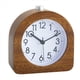 thumbnail image 2 of 2X Reloj Despertador Sin Tictac Reloj Despertador de Madera Retro con Luz de Alarma de Esfera Reloj de Mesa Silencioso con FuncióN de RepeticióN A, 2 of 5