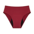 thumbnail image 2 of Chuancc Womens Leak Proof Underwear Washable Bladder Leak Underwear For Women Cotton Period Underwear For Women Waterproof Underwear For Women Reusable Incontinence Underwear Red 3XL, 2 of 4