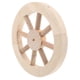thumbnail image 4 of Farmhouse Wooden Wheel Wall Decor for Garden Decorative, 4 of 5