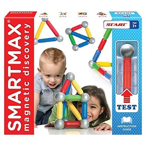 Smart Games & SmartMax - SMX 309 Start 23 Pièces - Jouet de Construction Magnétique Éducatif