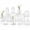 Transparent 12 Pack, variant on Transparent 12 Pack Mini Bud Vases for Wedding, Party and Home Decor