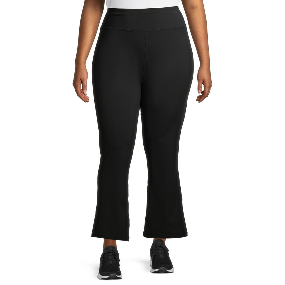 Avia Athletic Works Women's Plus Size Active High Waisted Straight