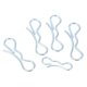 thumbnail image 2 of 5pcs Bow Tie Lock Cotter Pins Iron Anti Corrosion Deck Clip Kit Universal Hardware Accessory, 2 of 5