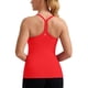 thumbnail image 1 of Top deportivo sin costuras CRZ YOGA para entrenamiento, color rojo oscuro, talla L, 1 of 5