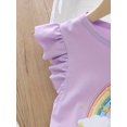 thumbnail image 5 of Toddler Girls Cartoon Unicorn Dresses Baby Girl Casual Dress, 5 of 5