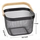 thumbnail image 4 of Cesta de de Metal, Cestas de Cocina Colgantes Multifuncionales, Cesta de Frutas con Asa para Cocina, Baño, Picnic, Negro, 4 of 5