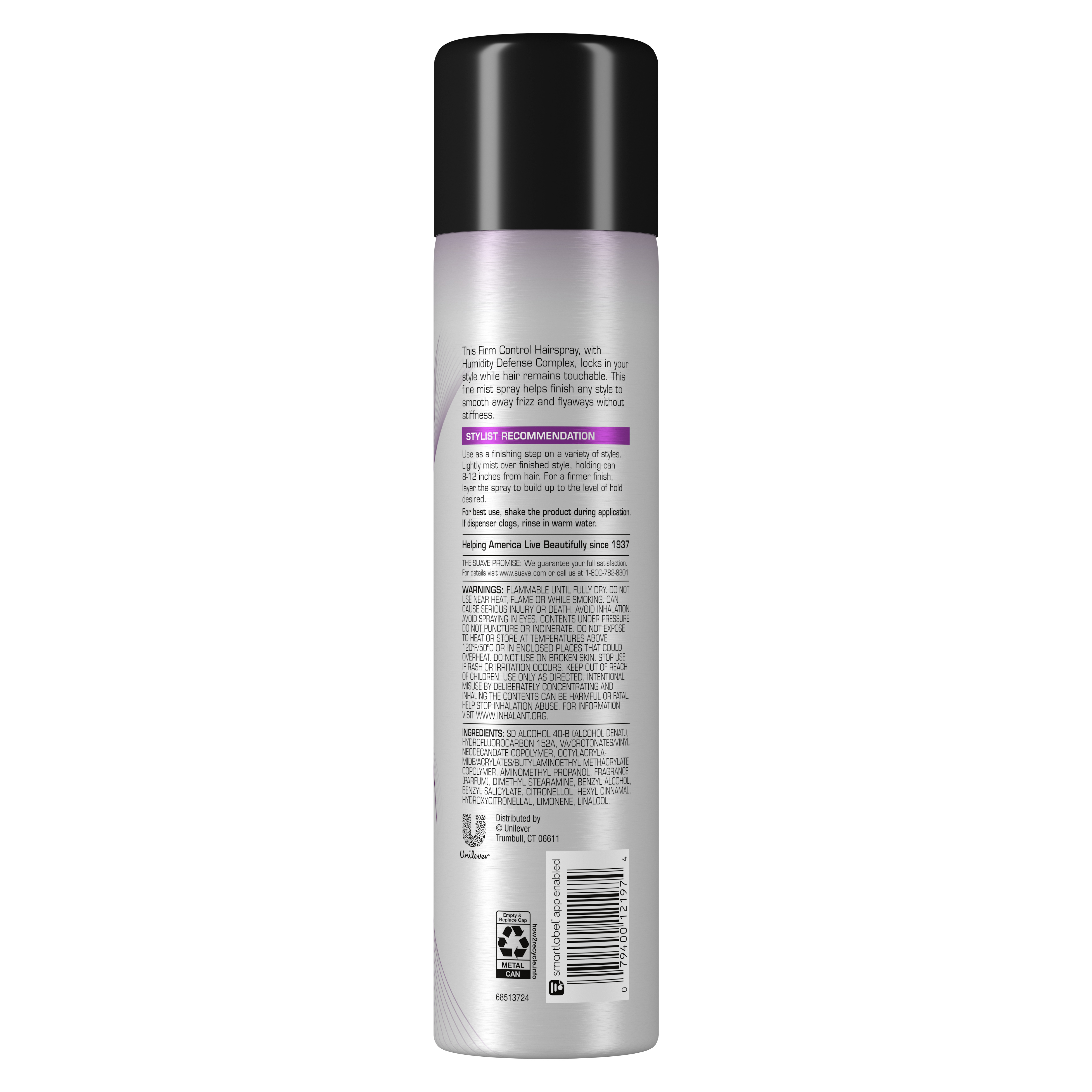 Suave Professionals Hairspray Firm Control Finishing and Hair Styling Hairspray&nbsp;9.4 oz&nbsp; - image 3 of 10