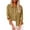 Khaki, variant on Wenyuyu Womens Button Down Shirt Cotton Linen Button Up Shirts for Women Long Sleeve Dress Shirt Collared Blouse Tops Tunics with Pockets