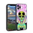 thumbnail image 1 of Compatible with iPhone 11 Pro Max Phone Case, Psychedelic-Trippy-Alien-Art-Visuals-Colours26 Case Men Women, Flexible Silicone Shockproof Case for iPhone 11 Pro Max, 1 of 1