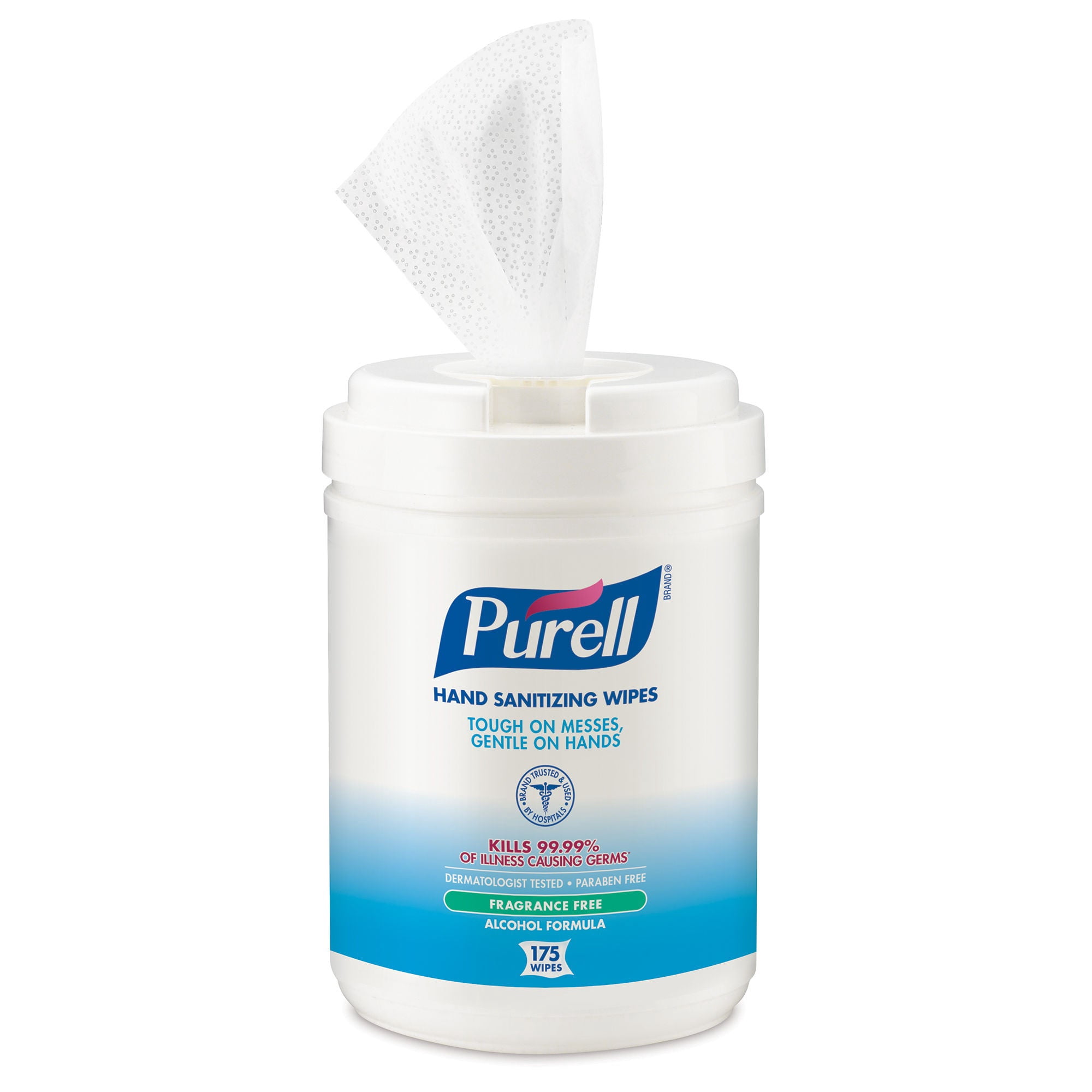 PURELL®  GOJ903106  Alcohol Hand Sanitizing Wipes  1 Each  White