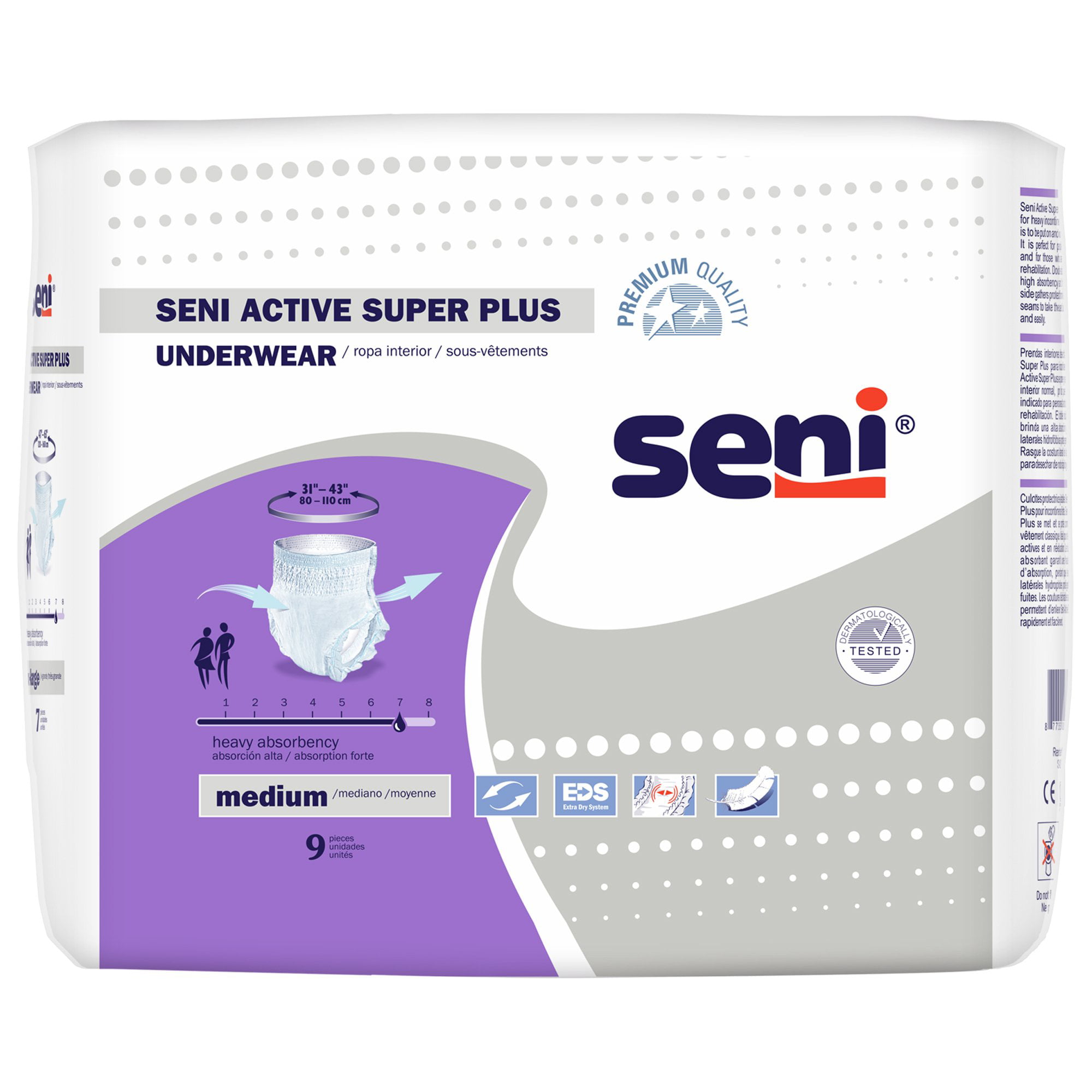 Seni Active Super Plus Heavy Absorbency Unisex Absorbent Underwear