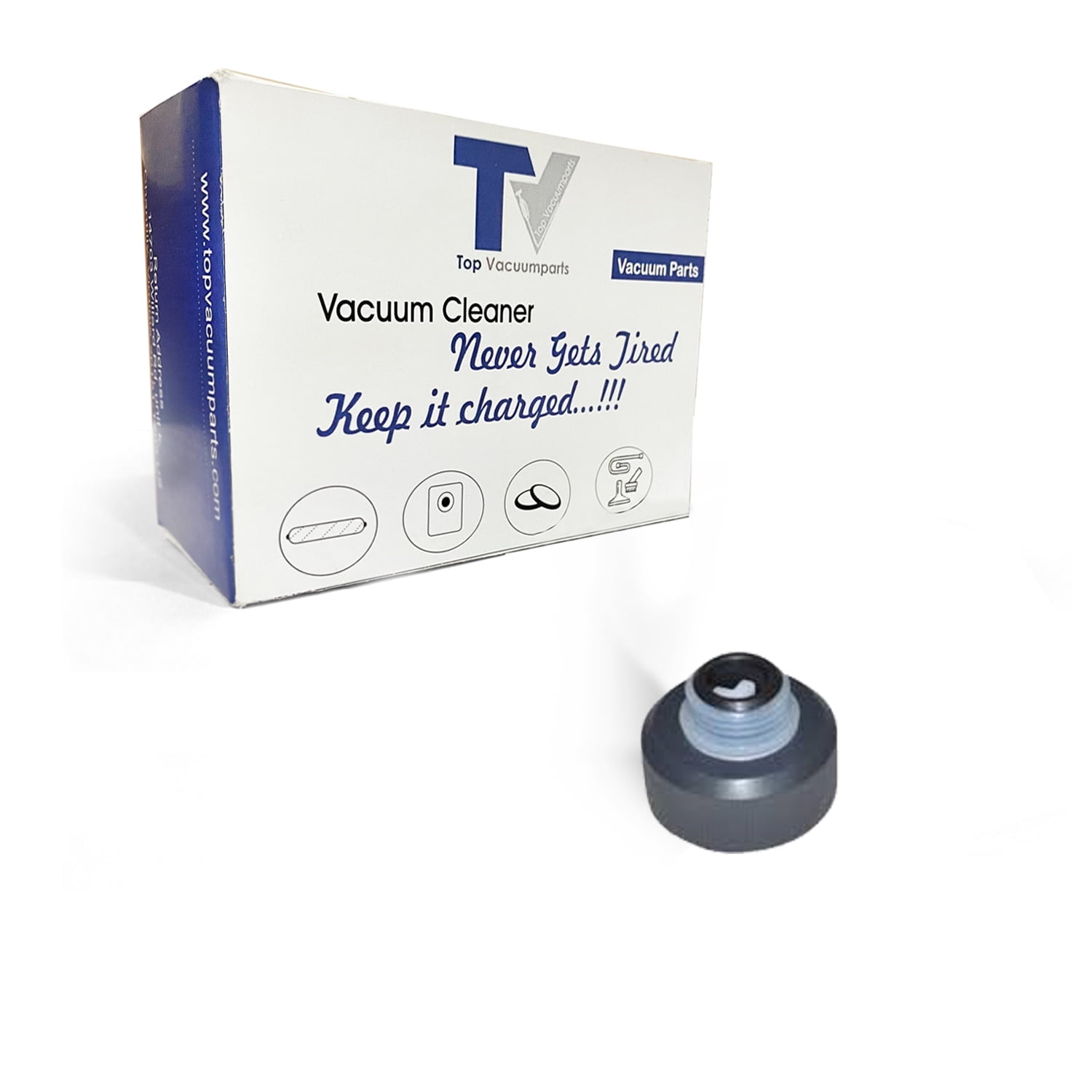 Replacement Clean Water Tank Cap For Hoover Power Scrub & MaxExtract Carpet Cleaners - OEM Part 303764001, Gray