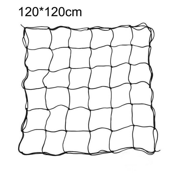 GLFILL Elastic Trellis Net w/Hooks Plant Support Netting for Grow Tent 4 Sizes 120 x 120cm