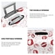 thumbnail image 3 of Fotbe Red Lips Funda Protectora para Equipaje, Antirrayones y Resistente a la Suciedad, Compatible con Maletas de 18 a 32 Pulgadas-X-Large, 3 of 7