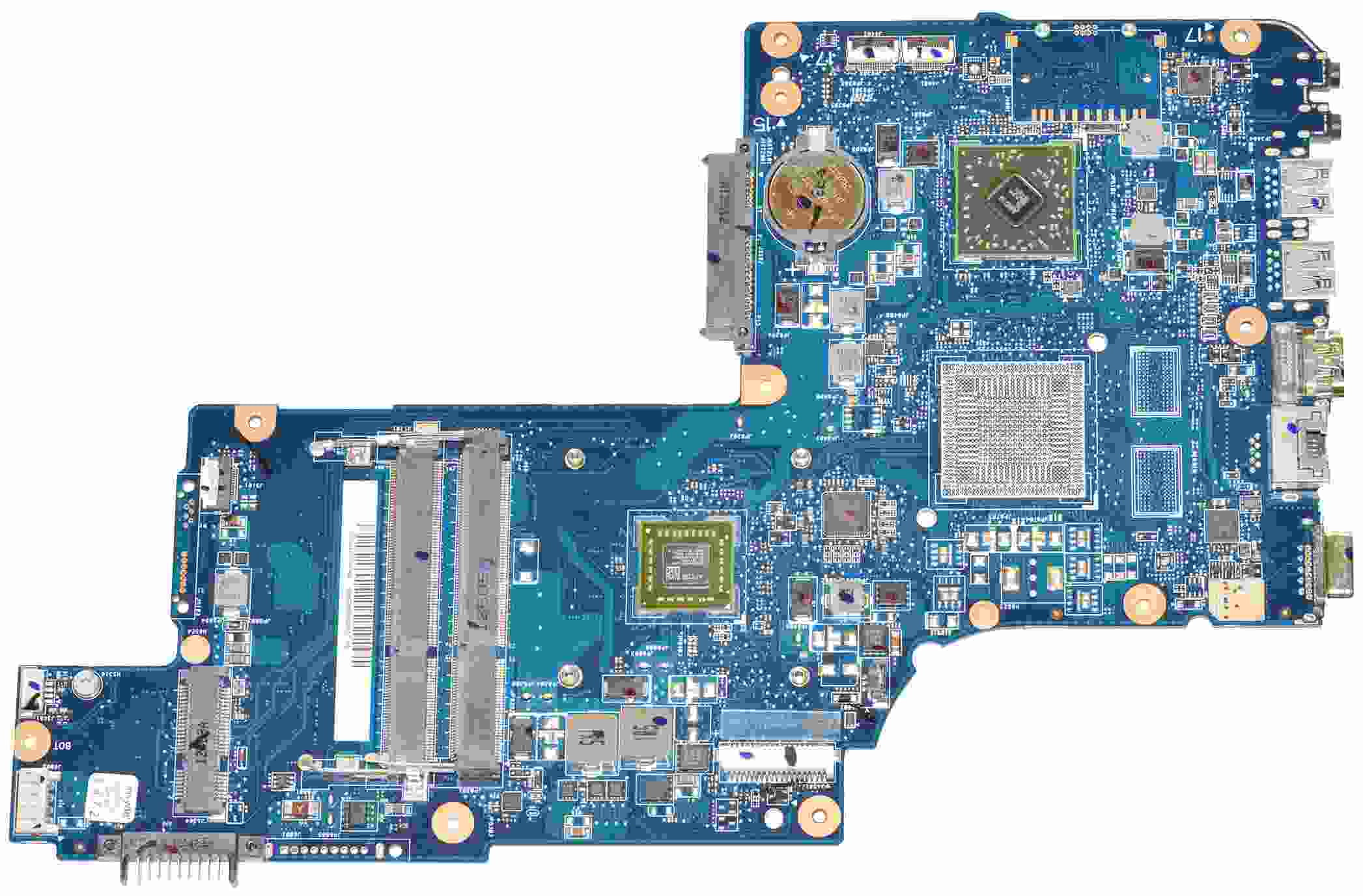H000043610 Toshiba Satellite C870D L870D Laptop Motherboard w/ AMD E2-1800 1.... - Walmart.com