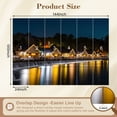 thumbnail image 2 of Wall Mural Peel and Stick Boathouse row philadelphia night historic architecture Self-Adhesive Wallpaper Removable Wall Decal Wall Sticker Home Decor for Living Room Bedroom 100"x144", 2 of 8