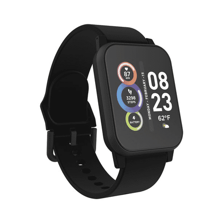 Refurbished iTech Fusion 2 Smartwatch with multi-sport Black Silicone
