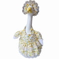 thumbnail image 2 of Tuvgenk Porch Goose Outfits 23" Cute Spring Summer Clothes for Porch Goose Set Polyester 2 Pack Outdoor Decor for Garden with Hat Dress, 2 of 7