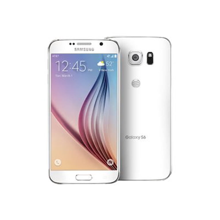 スマートフォン本体 GALAXY s6 Samsung Galaxy S6 64GB, White (AT&T) - Walmart.com