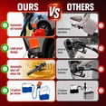 thumbnail image 4 of 3.8GPM Auto-Stop Electric Fuel Transfer Pump, 51" Long Hose, 4 Size Adapters, Leak Proof Portable Gas Can Pump for Gasoline Diesel Kerosene Oil(Bare Tool), 4 of 10