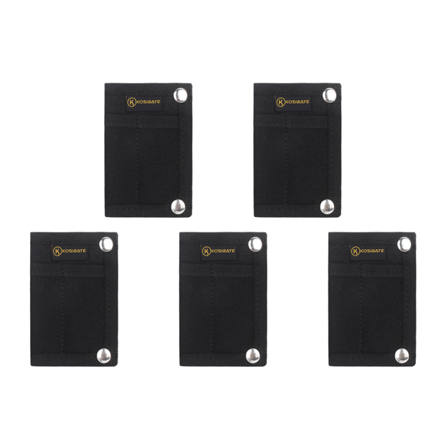 Monedero EDC FLhrweasw Molle para Exteriores Estuche para Tarjetas Moneda Color 5 Uds
