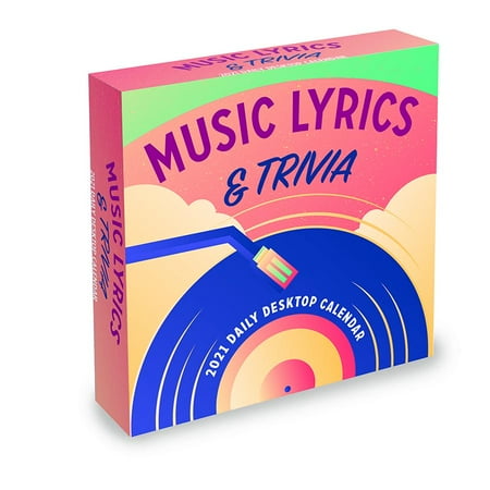 2021 Music Lyrics Trivia Daily Desktop Calendar Walmart Canada trivia desk calendar 2021