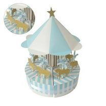 Zeiwohndc Carousels Candy Box Wedding Favor Gift Box Party Baby Shower Souvenirs Candy