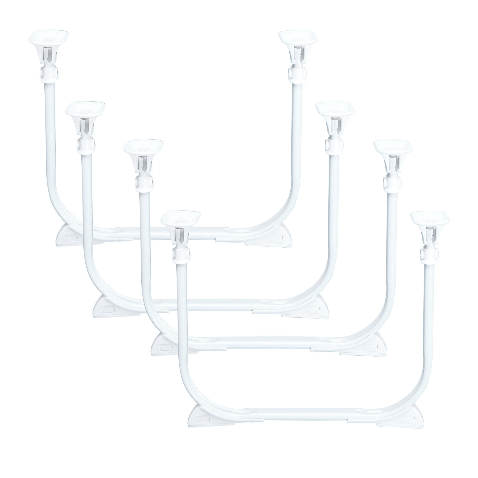 2 Pairs Folding Table Legs Bed Selflocking Ushaped Folding Table Legs Liftable Table Legs