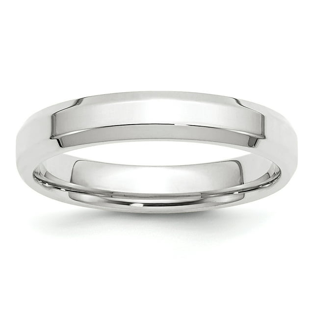 10KW 4mm Bevel Edge Comfort Fit Band Size 7.5 Size 7.5
